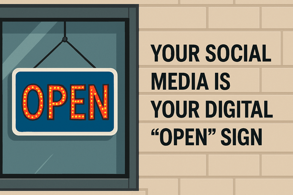 Your Social Media Is Your Digital "Open" Sign